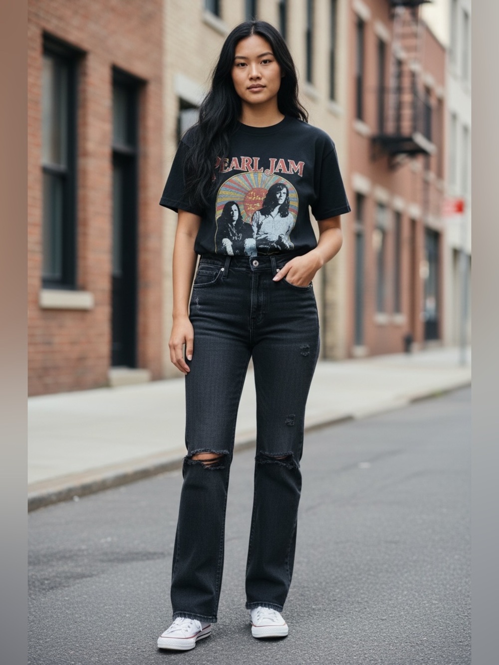 BDG Black High-Rise Flare Jeans